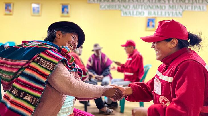 يستجيب الصليب الأحمر البوليفي لآثار الجفاف من خلال صندوق الطوارئ للاستجابة للكوارث التابع للاتحاد الدولي. بوليفيا هي الدولة الأكثر عرضة لتغير المناخ في أمريكا الجنوبية. 