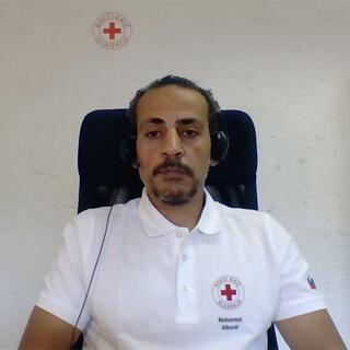Mohammed Alburai, cultural moderator for the Slovenian Red Cross